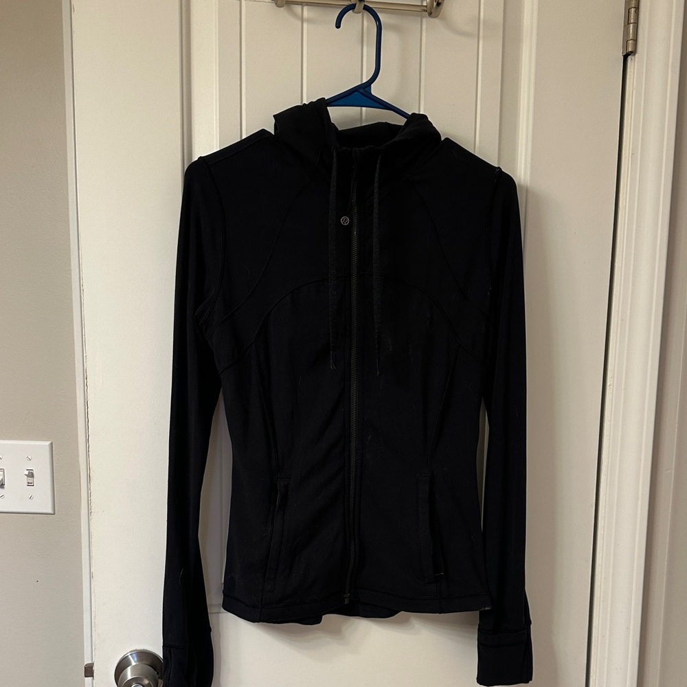 Lululemon Athletica Black Zip-Up Jacket
